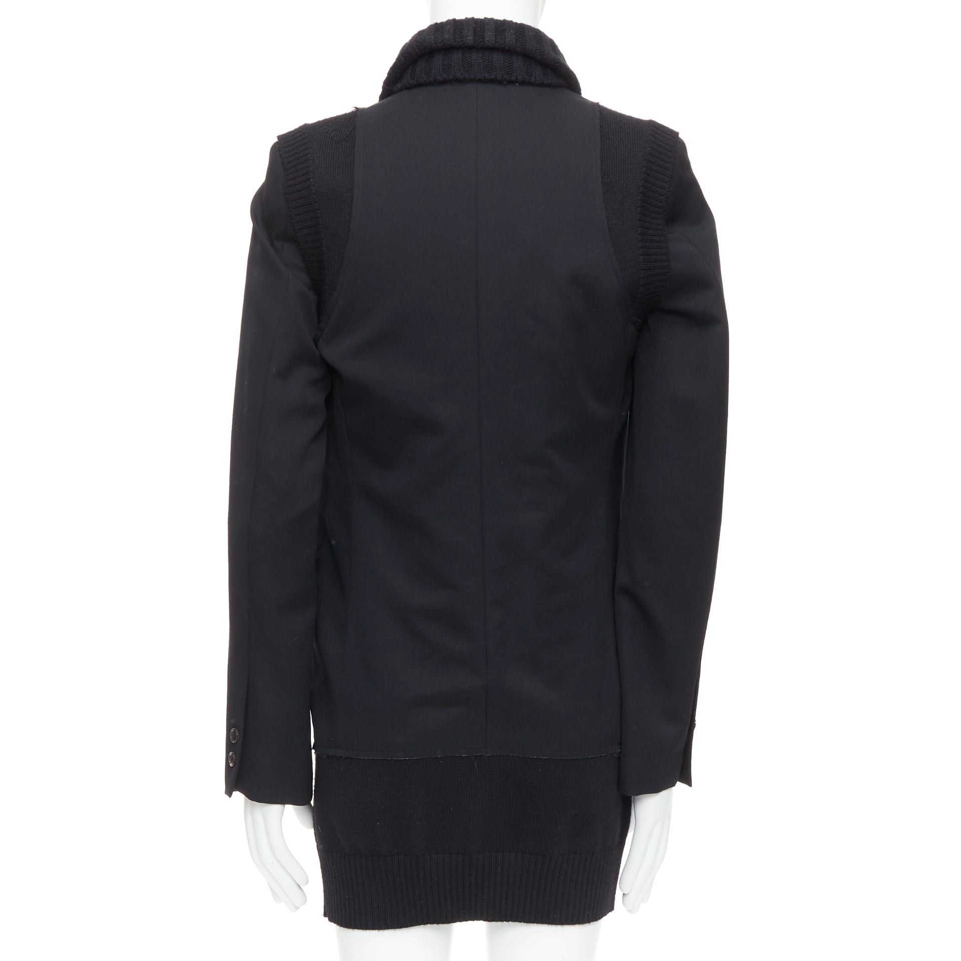 Undercover Black Rib Trim Coat - Detail 1