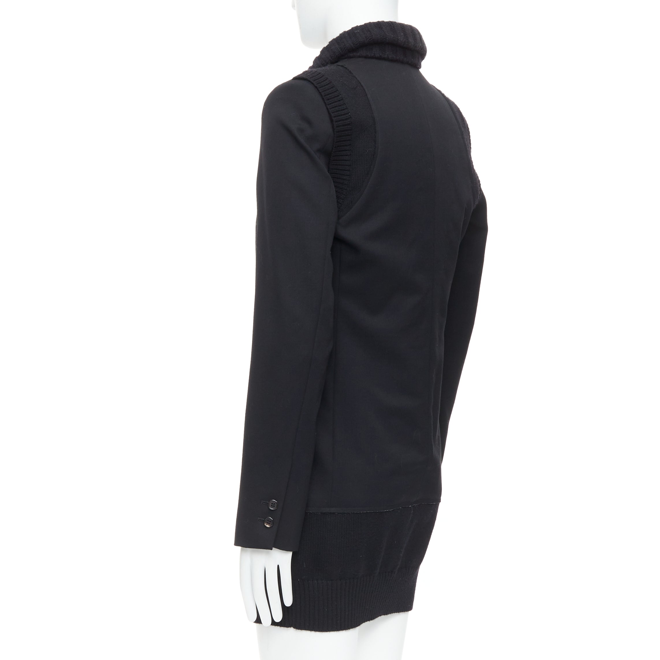 Undercover Black Rib Trim Coat - Detail 2