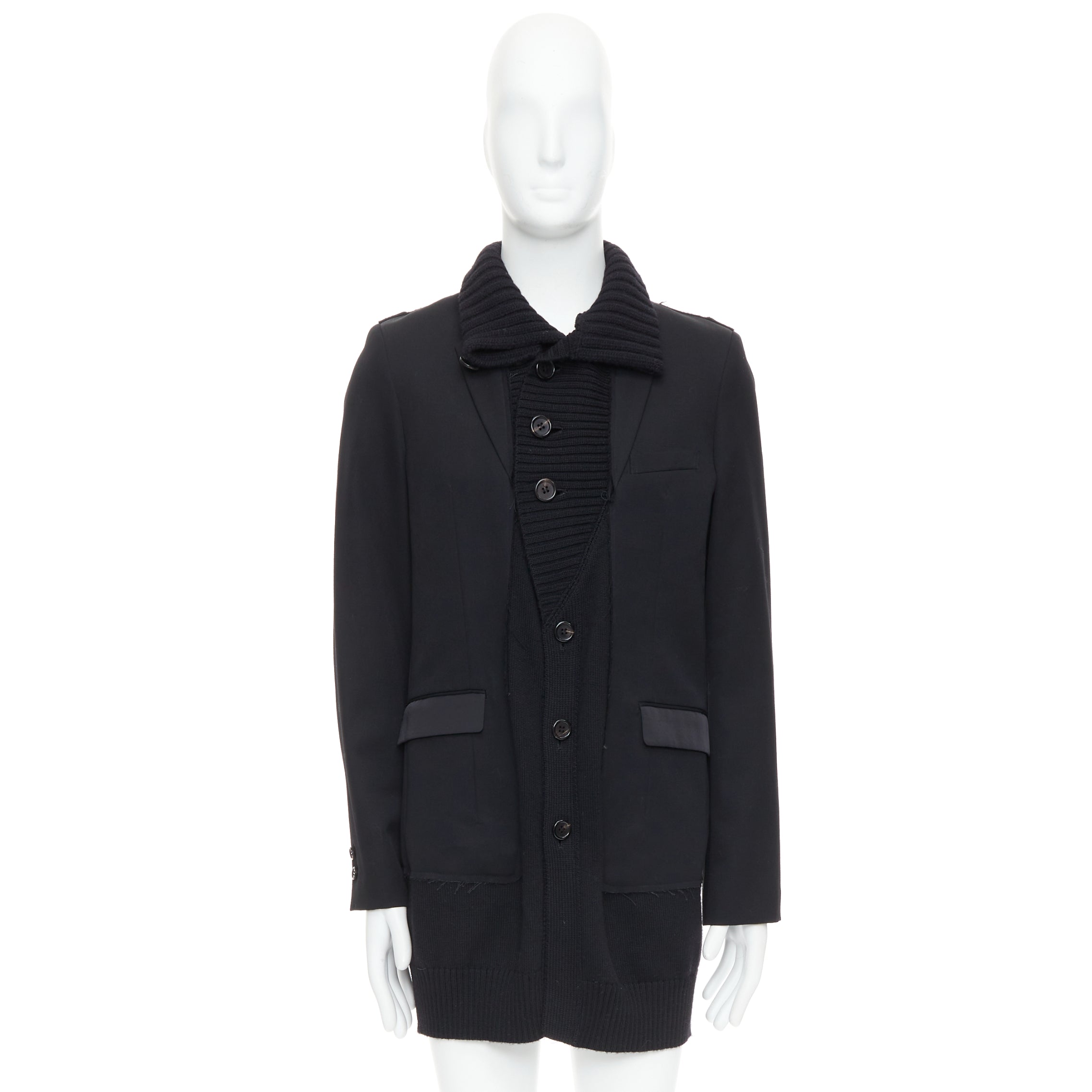 Undercover Black Rib Trim Coat - Image 12