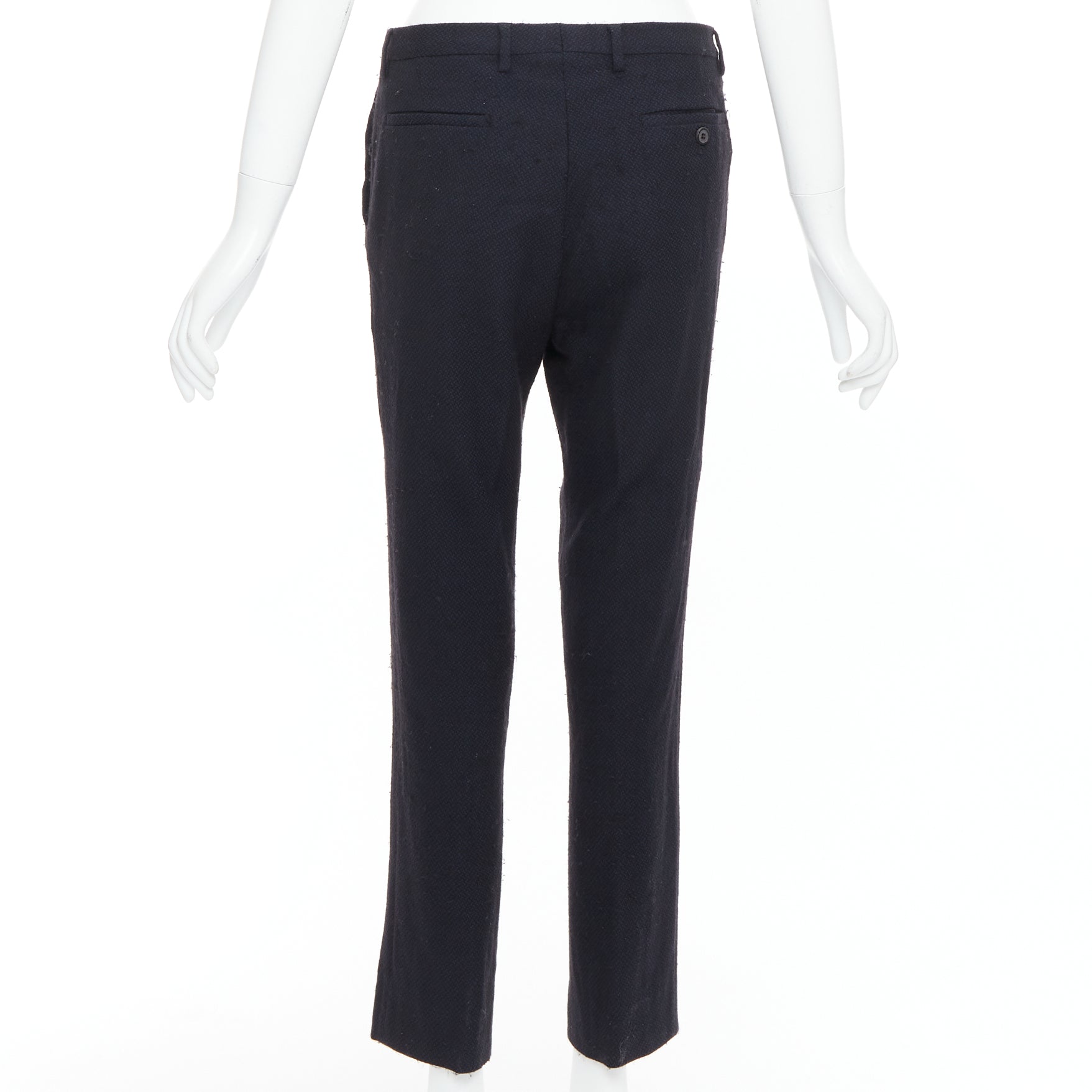Maison Martin Margiela Tapered Wool Pants - Side view