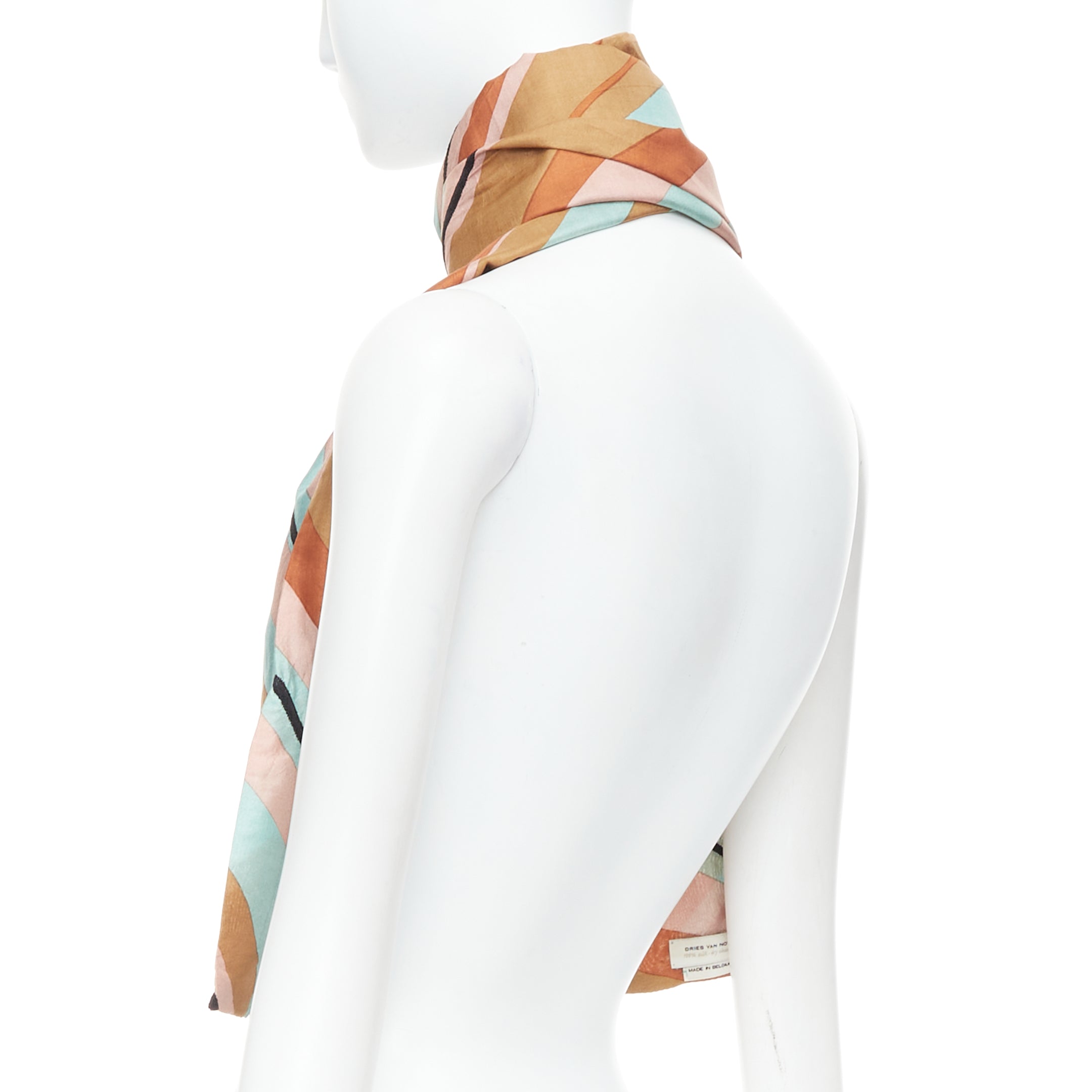 Dries Van Noten Printed Silk Scarf - Detail 1