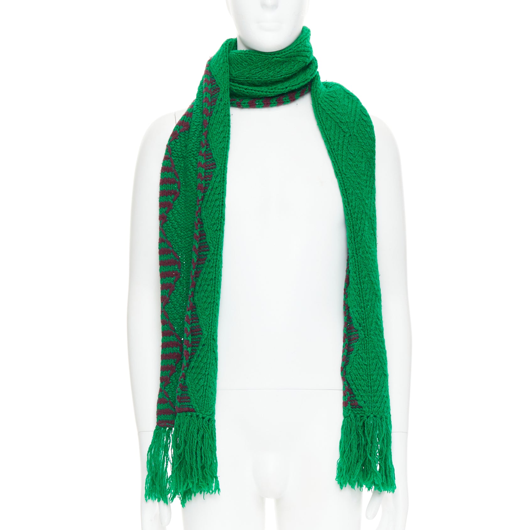 Dries Van Noten Knitted Wrap Scarf - Image 6