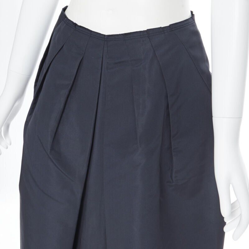 Prada Pleated Cotton Skirt - Back view