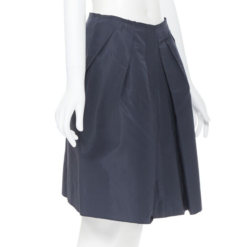 Prada Pleated Cotton Skirt - Image 6