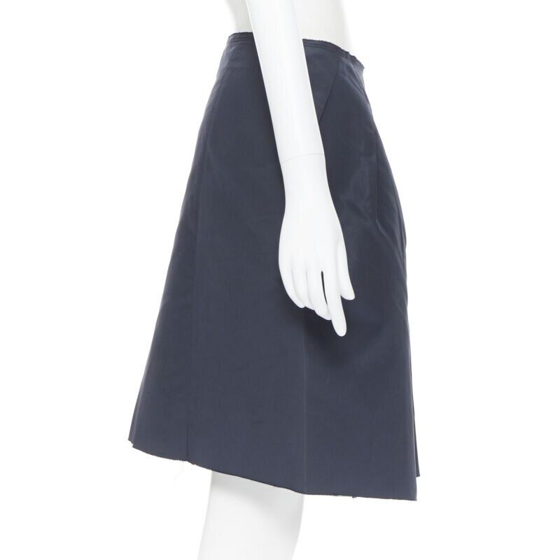 Prada Pleated Cotton Skirt - 4