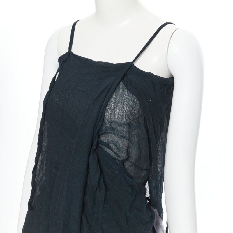 Yohji Yamamoto Shibori Dyed Dress - Back view