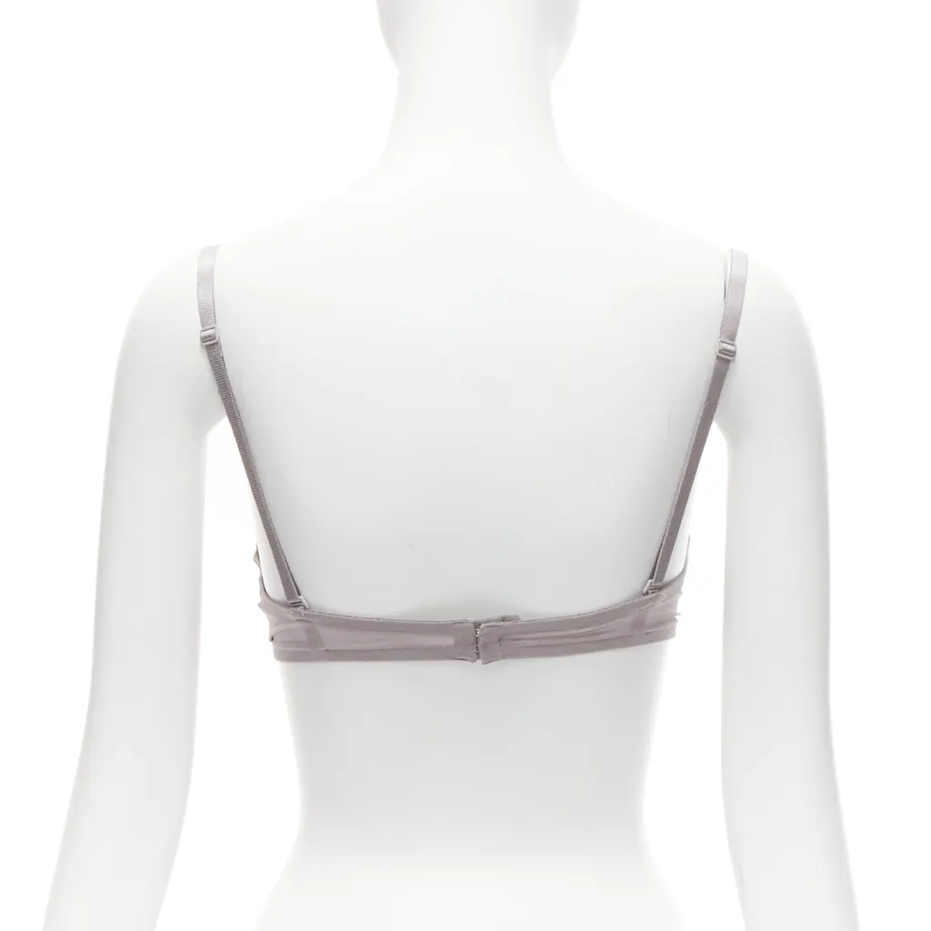 Gucci 3D Mesh Bra Grey Polyamide Never worn - Box View