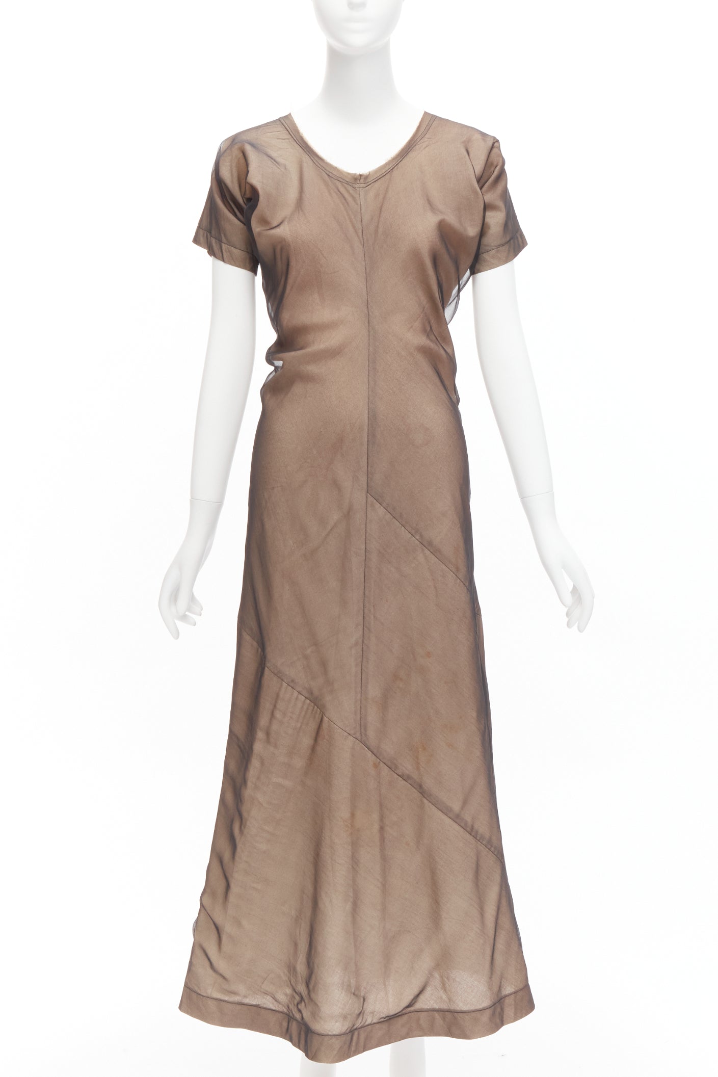 Comme Des Garcons Sheer Overlay Dress - Image 6