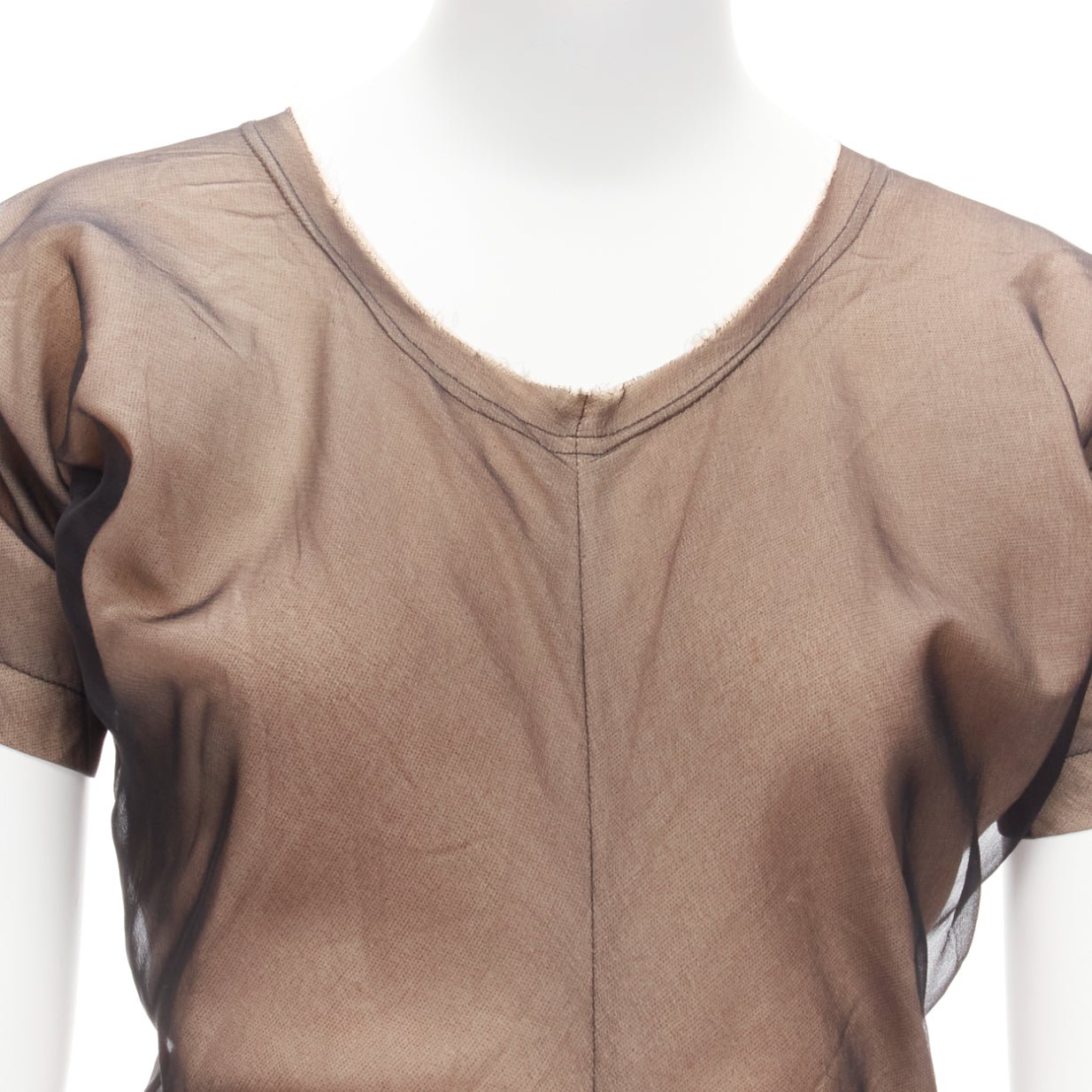 Comme Des Garcons Sheer Overlay Dress - Detail 2