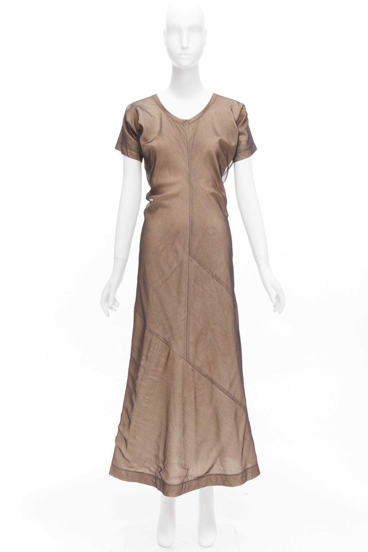 Comme Des Garcons Sheer Overlay Dress - Image 12