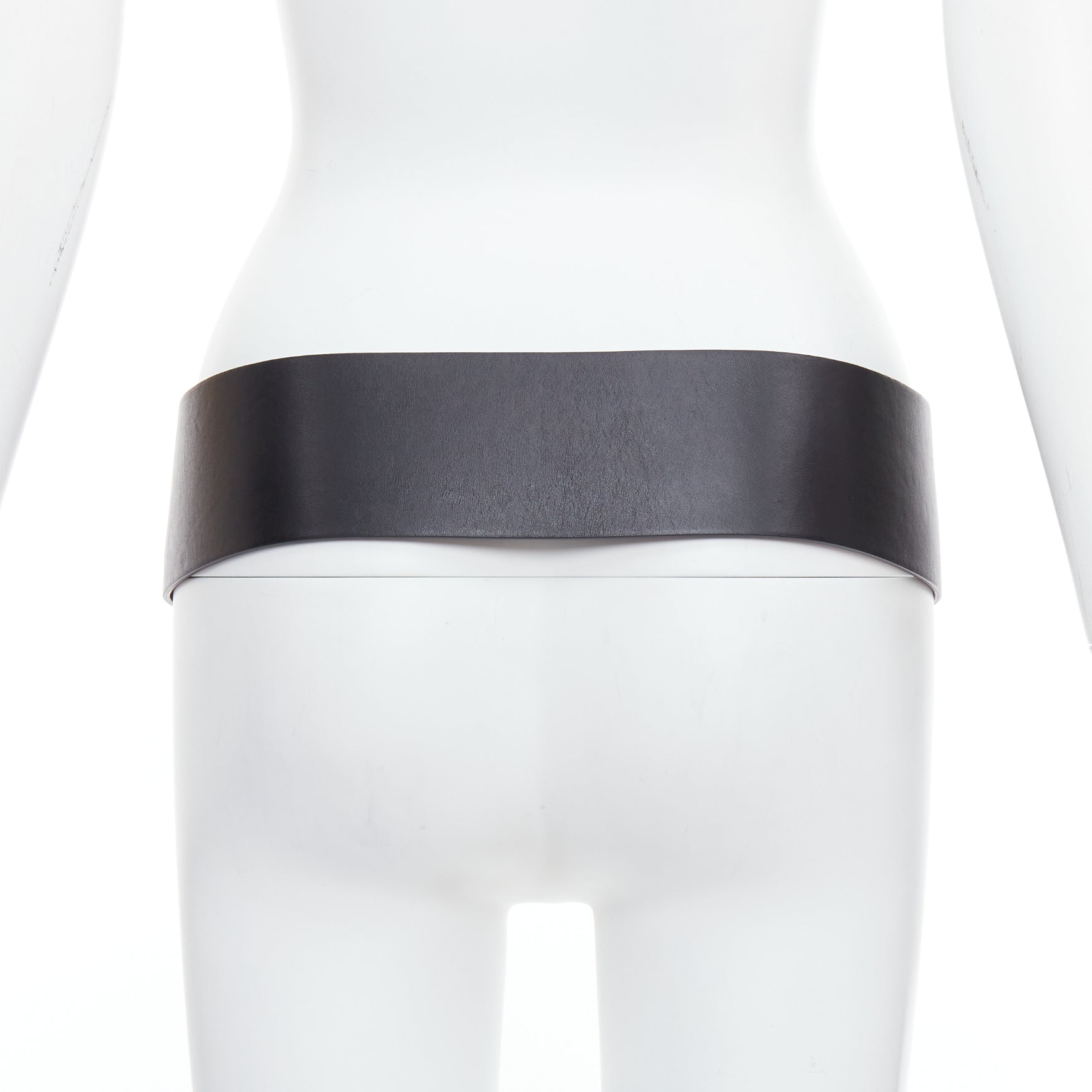 Versus Wide leather belt - Side view