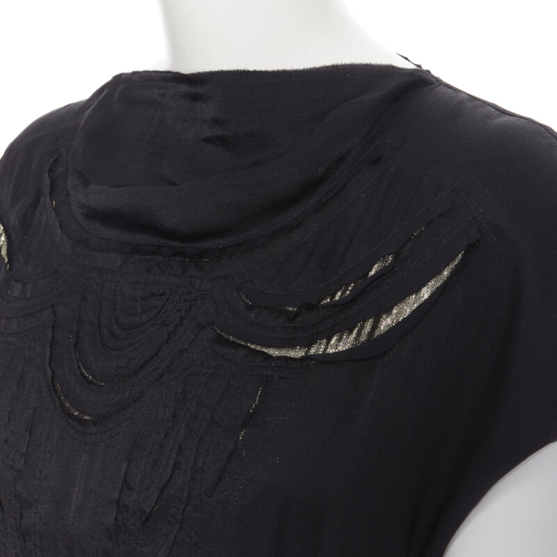 Lanvin Lurex Cut Out Top - Back view