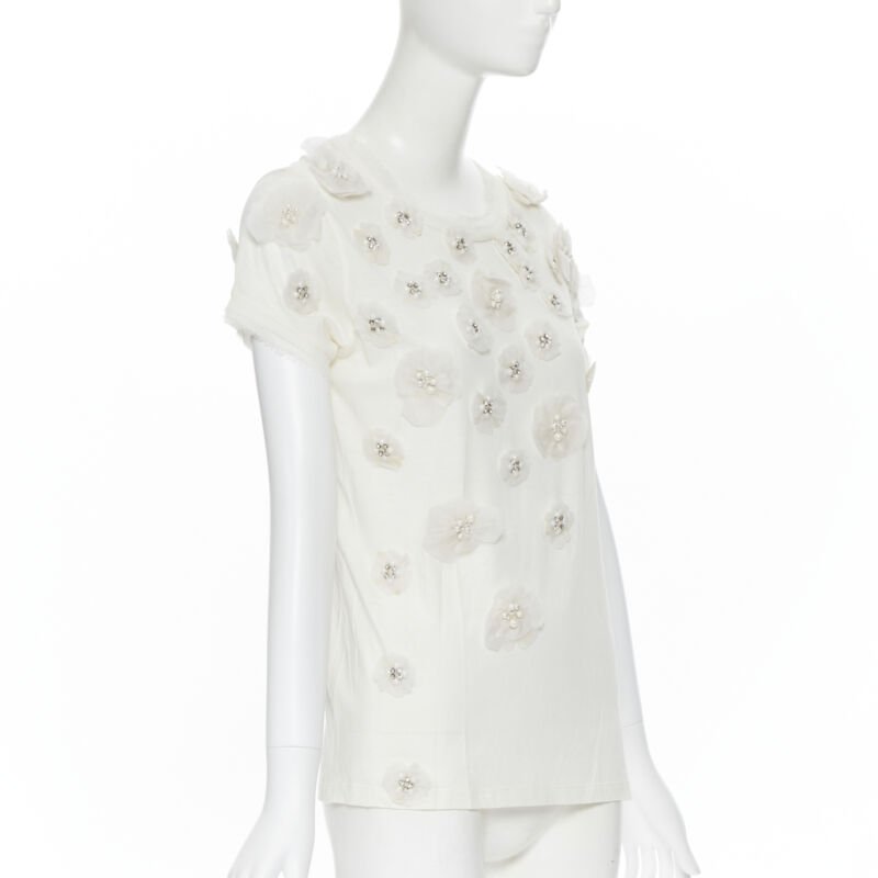 Lanvin Pearl Flower Tee - Image 6