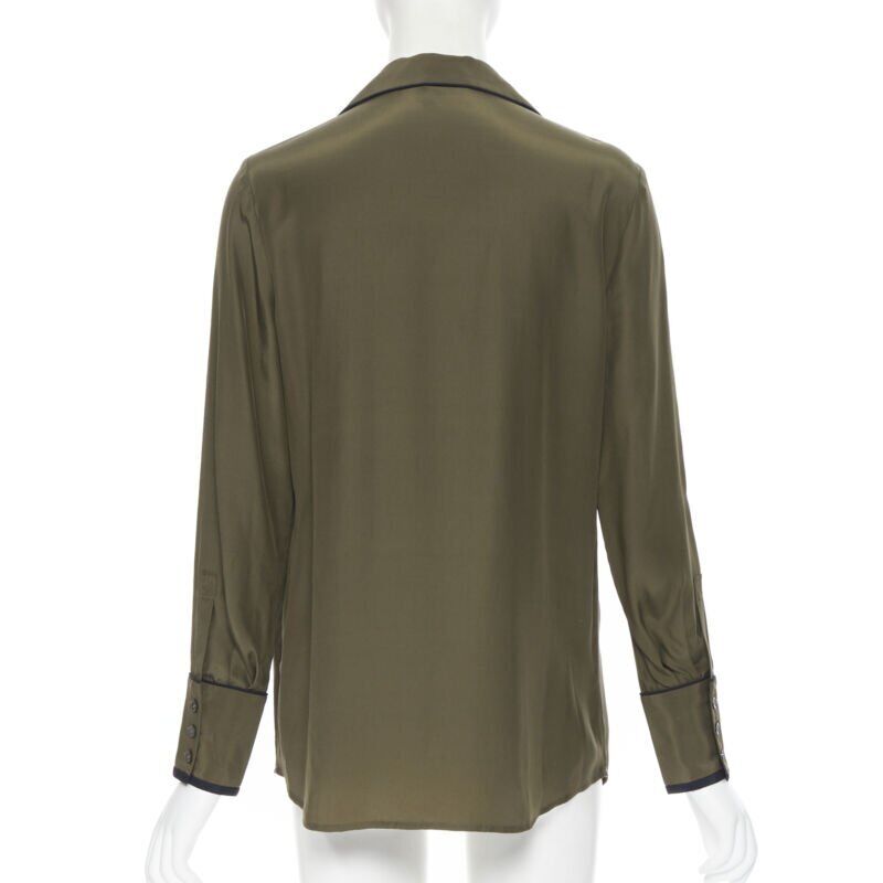 Frame Green Piping Pajama - Side view