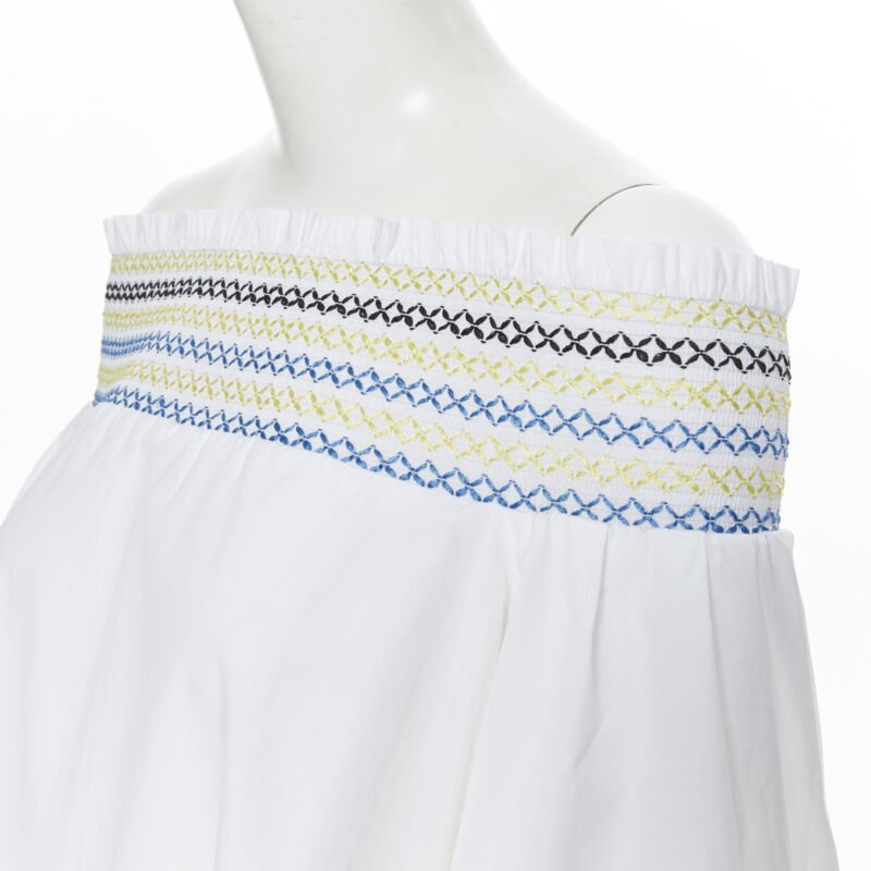Peter Pilotto Embroidery Puff Top - Back view