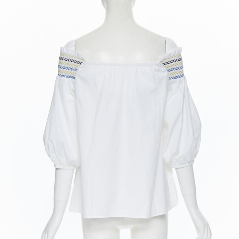 Peter Pilotto Embroidery Puff Top - Side view