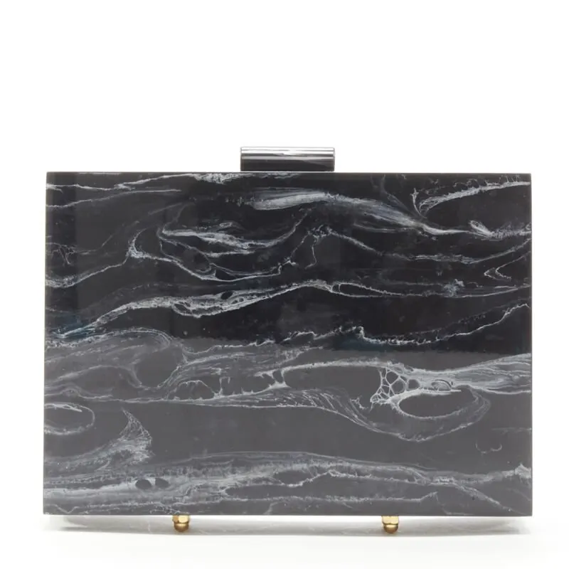 L'Afshar Surrealist Pouch Bag Black Plastic Very good - Model View
