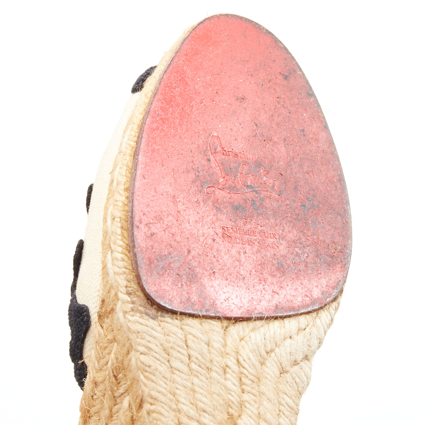 Christian Louboutin Scalloped Espadrilles - Image 14