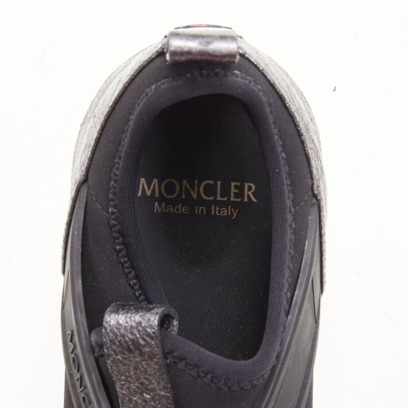 Moncler Metallic Heel Sneakers - Image 10