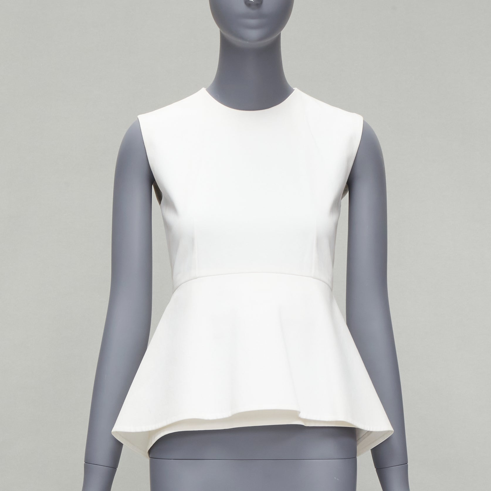 Celine Peplum Fitted Top - Back view
