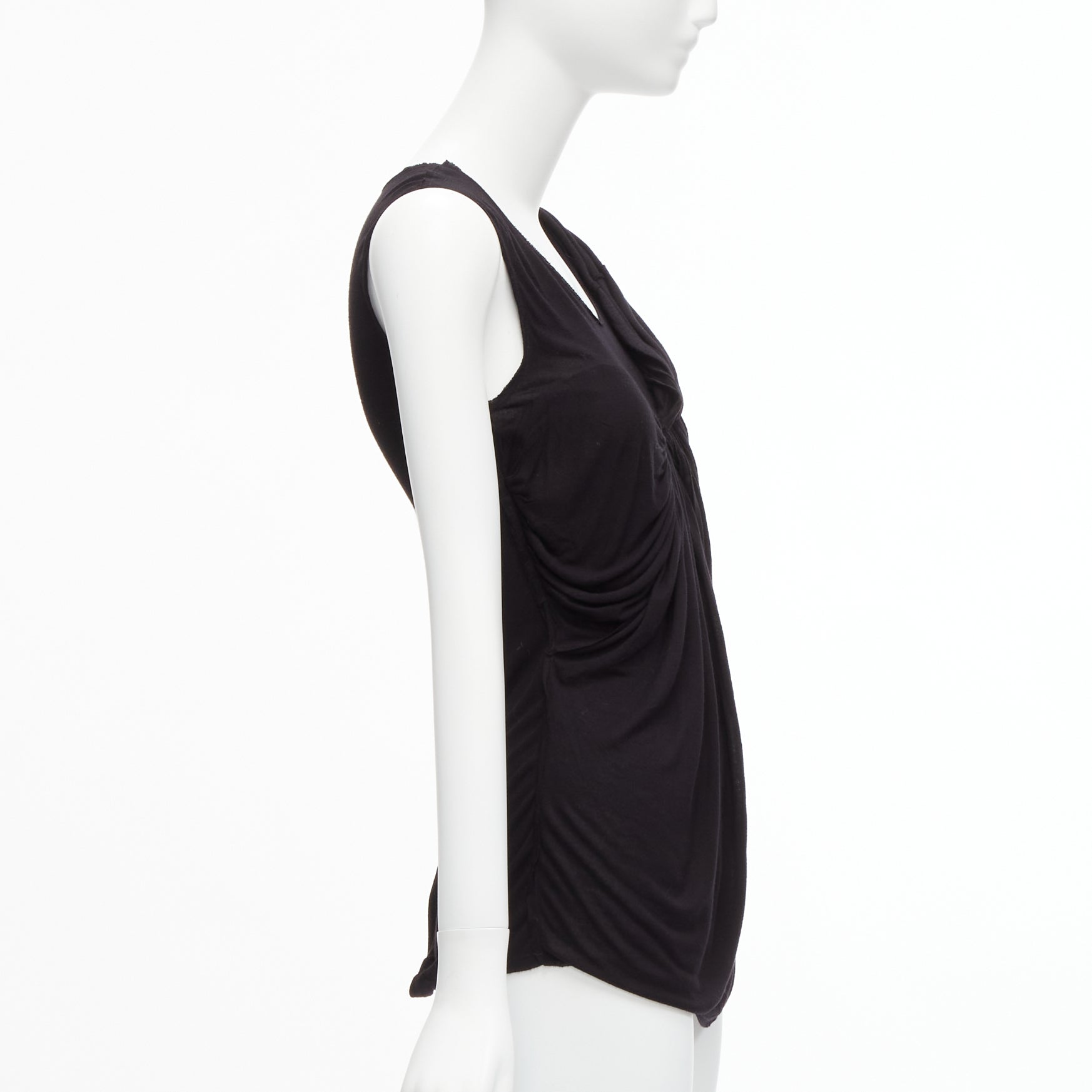 Lanvin Draped Scoop Tank - 4