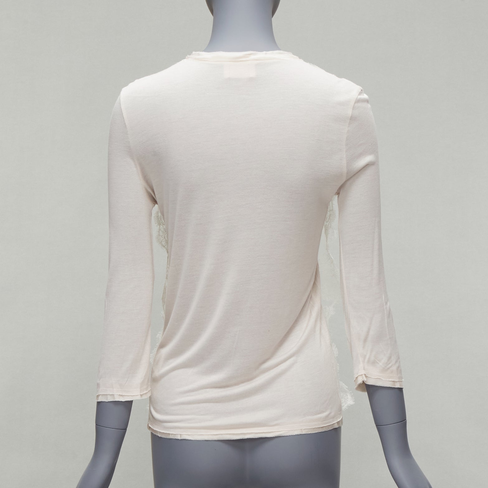 Lanvin Lace Overlay Top - Side view