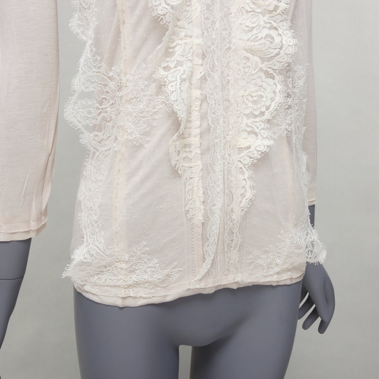 Lanvin Lace Overlay Top - Detail 2
