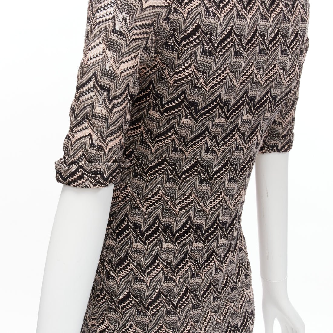 Missoni Chevron Mini Dress - Image 10