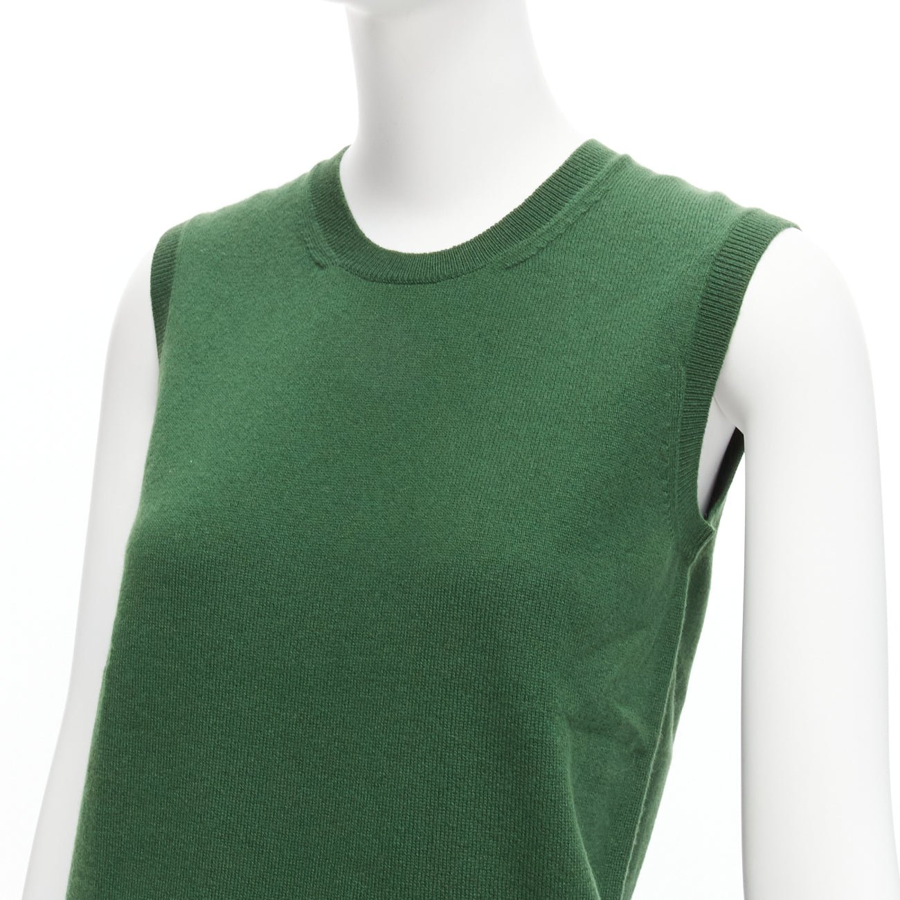 Jil Sander Crew Neck Sweater Vest - Back view