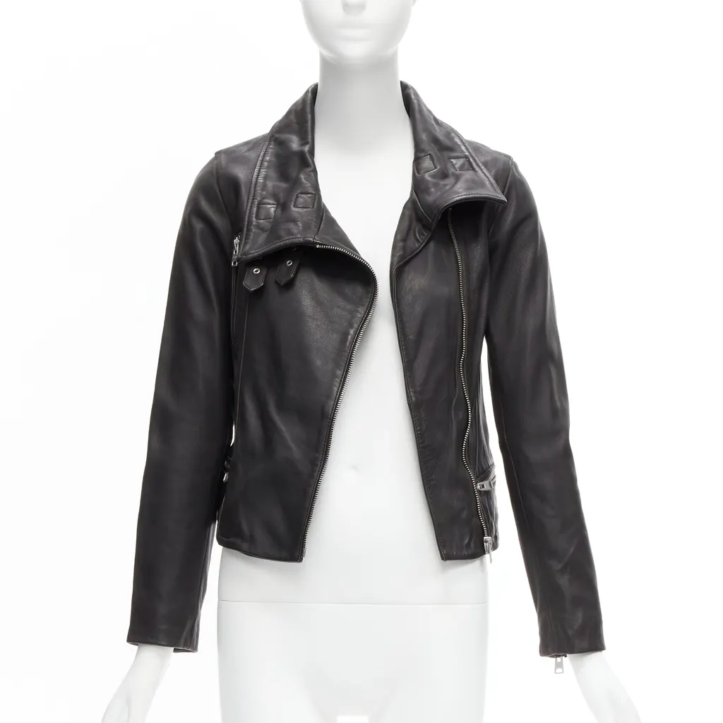 All Saints Bales Black Leather Never worn - Front View