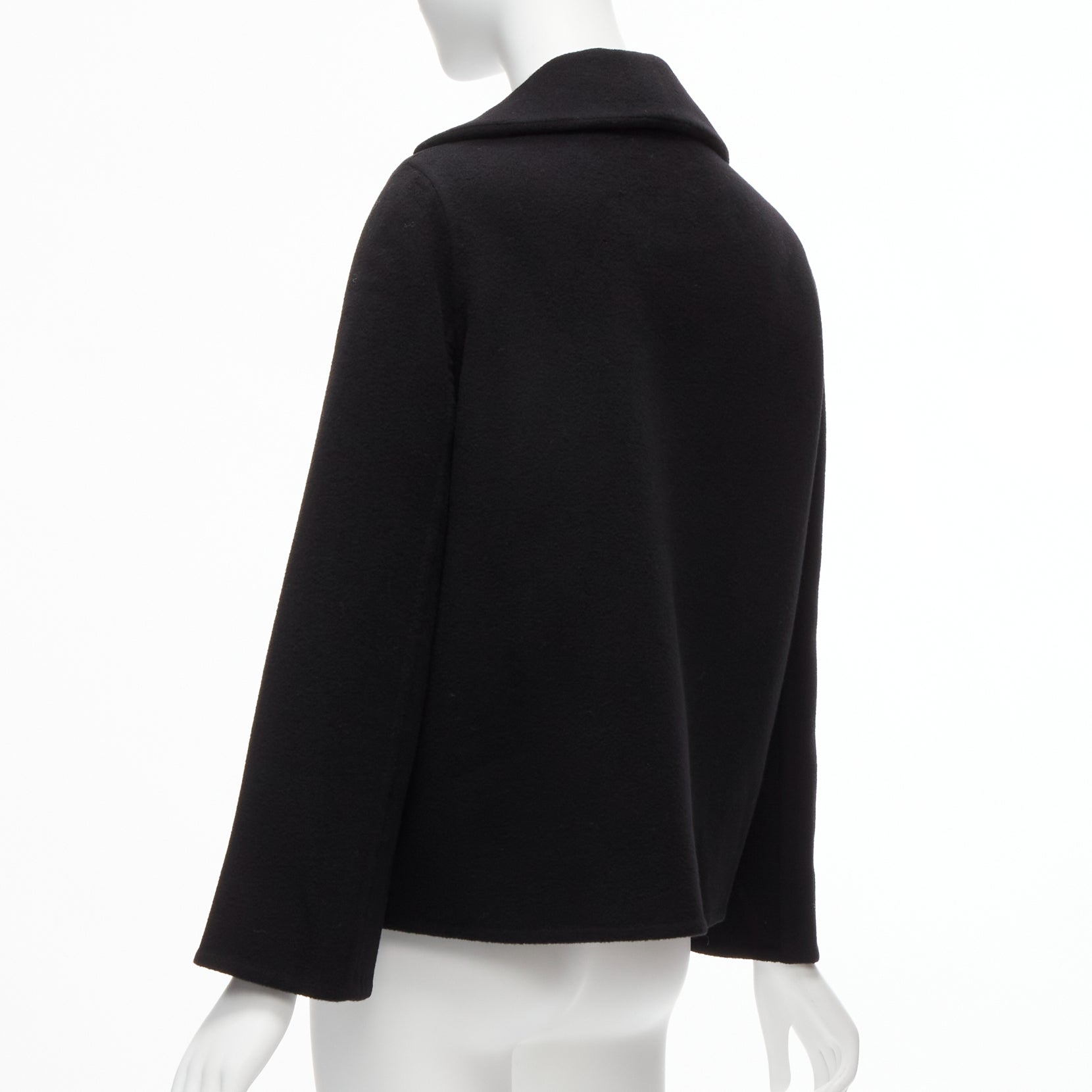 Hermès Black Trim Cashmere Jacket - Detail 2