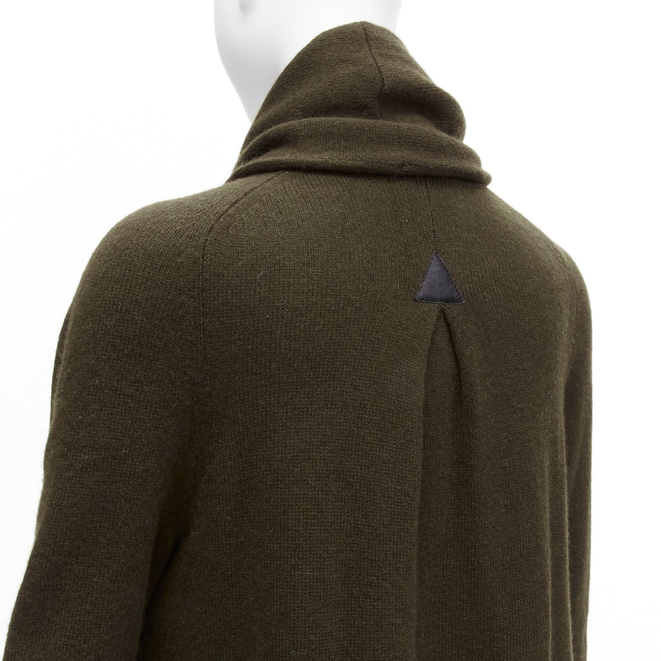 Vince Shawl Neck Wrap Coat - Back view