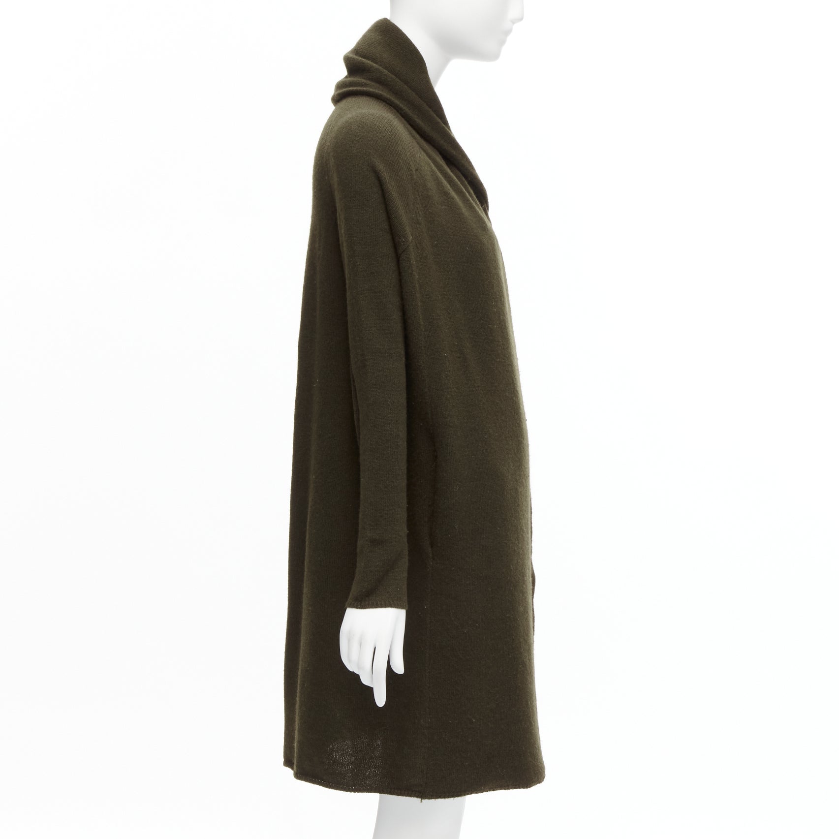 Vince Shawl Neck Wrap Coat - Side view