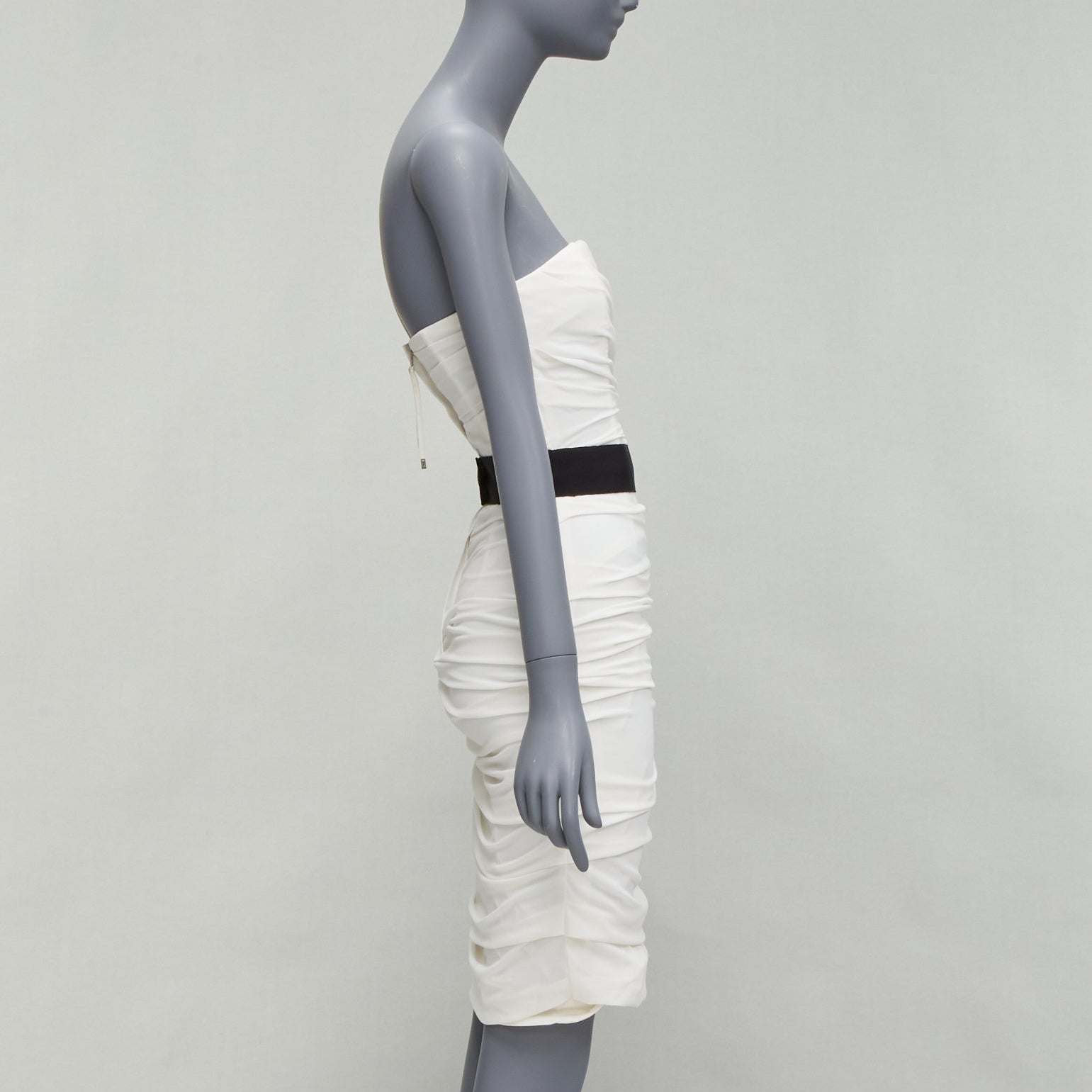 Dolce & Gabbana Ruched Corset Dress - 4