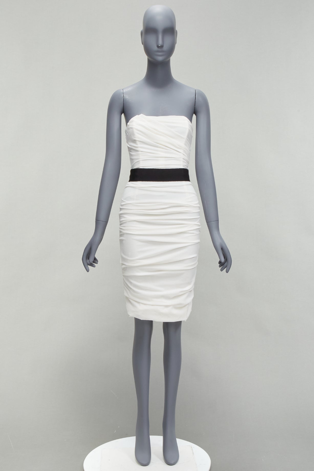 Dolce & Gabbana Ruched Corset Dress - Image 11