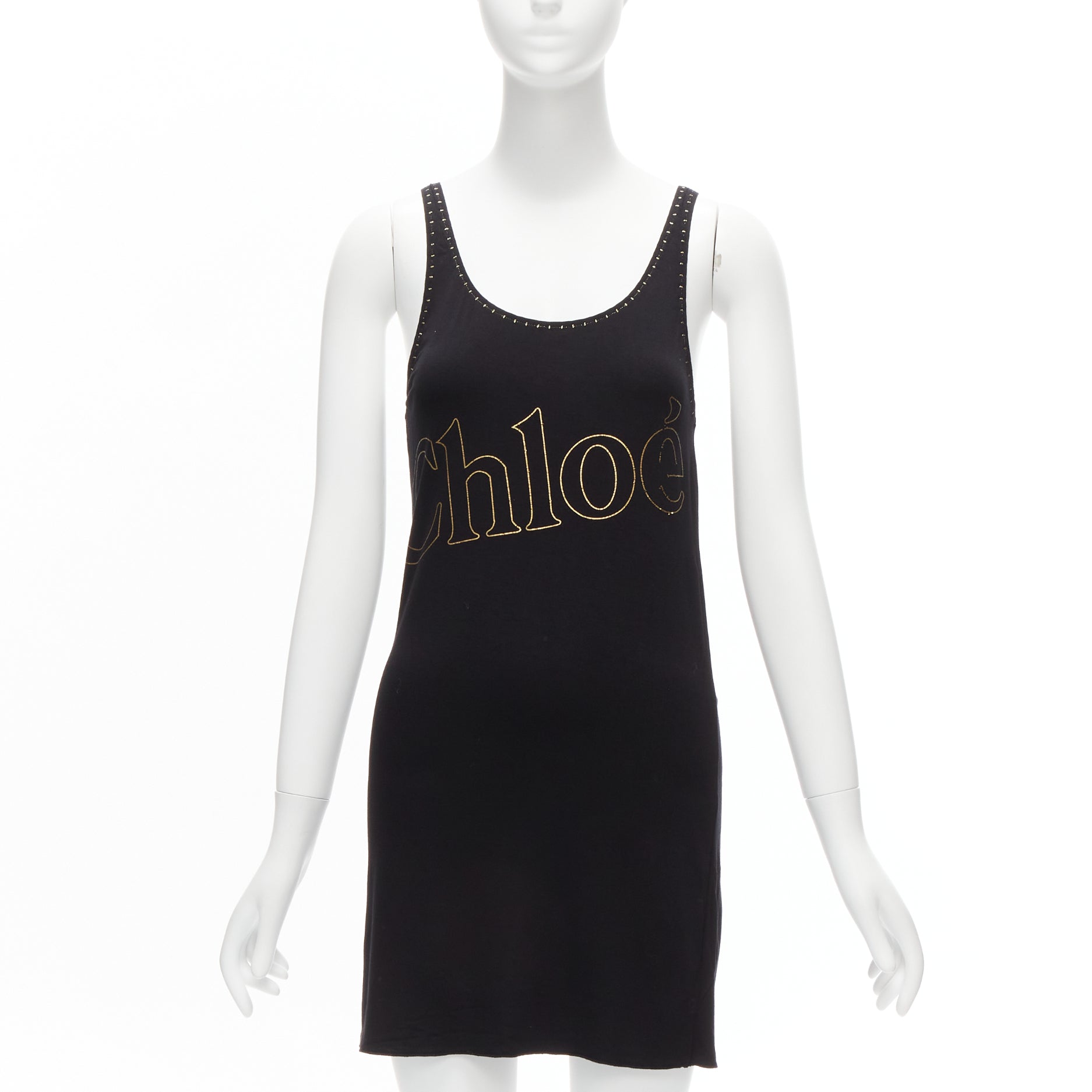 Chloe Beaded Chiffon Dress