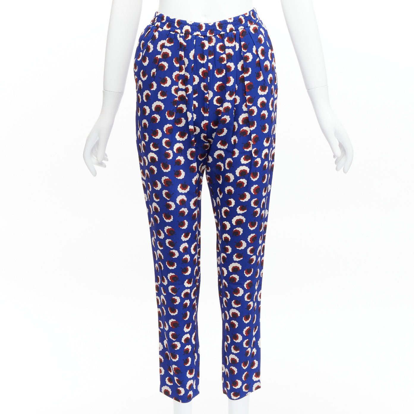 Stella Mccartney Silk Floral Pants