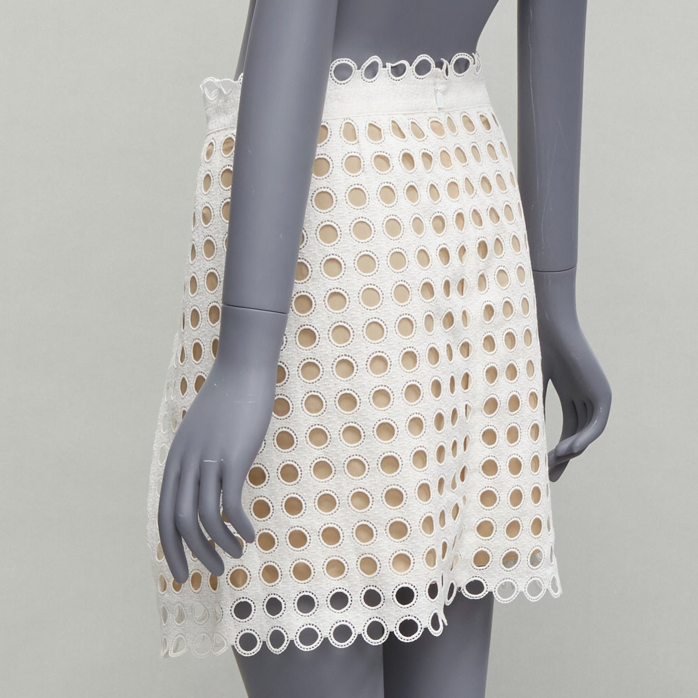 Chloe Layered Eyelet Skirt - Detail 1