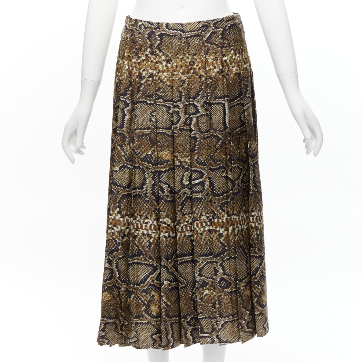 Victoria Beckham Animal Print Skirt