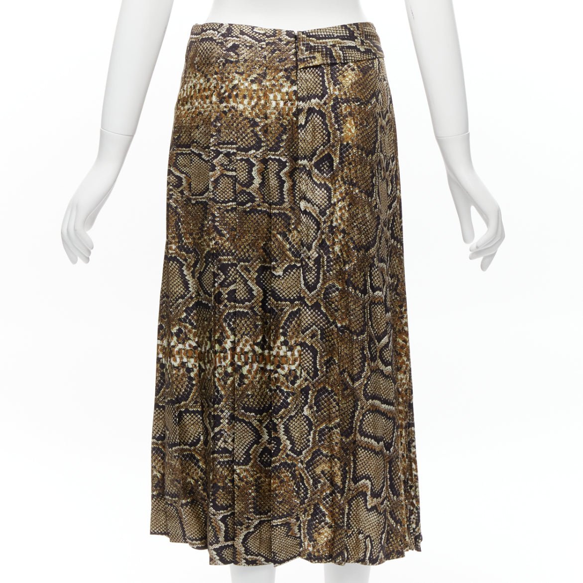 Victoria Beckham Animal Print Skirt - Side view
