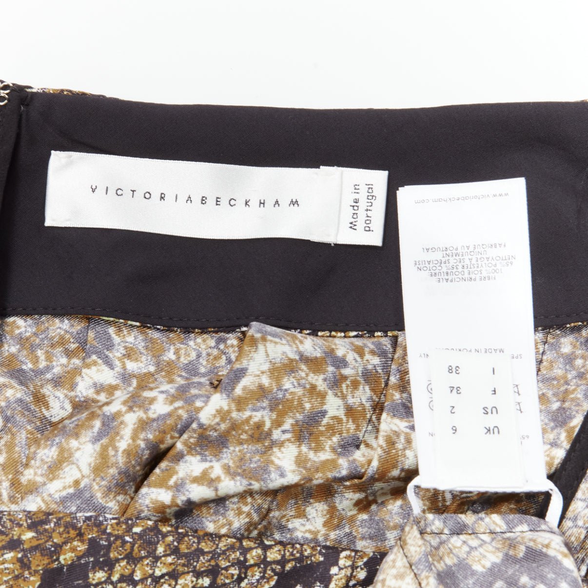 Victoria Beckham Animal Print Skirt - Image 10