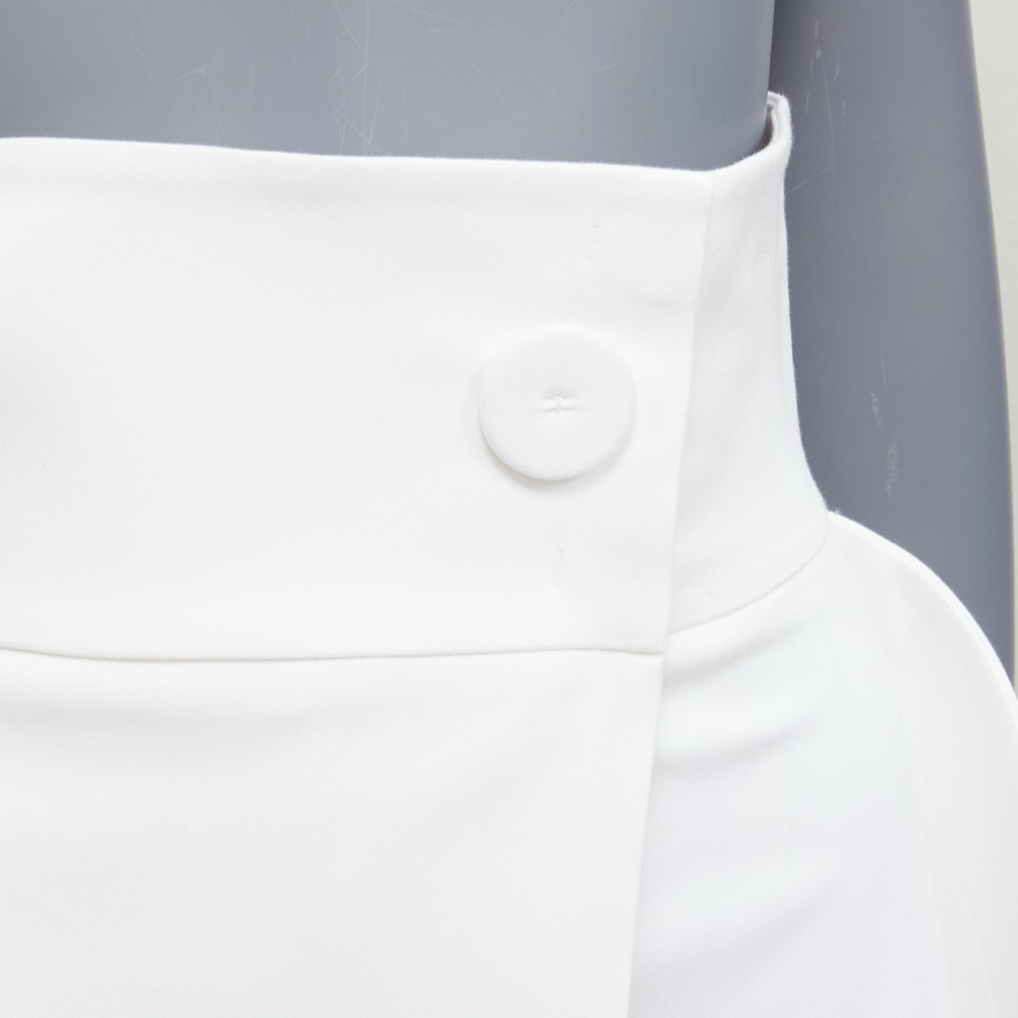 Sara Battaglia Balloon Cotton Skirt - Back view