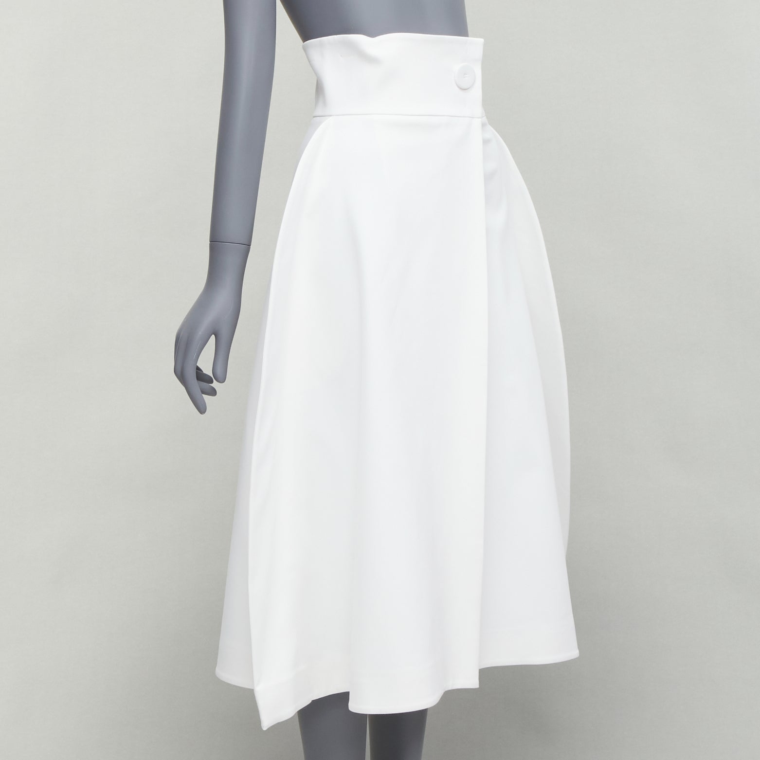 Sara Battaglia Balloon Cotton Skirt - Image 6