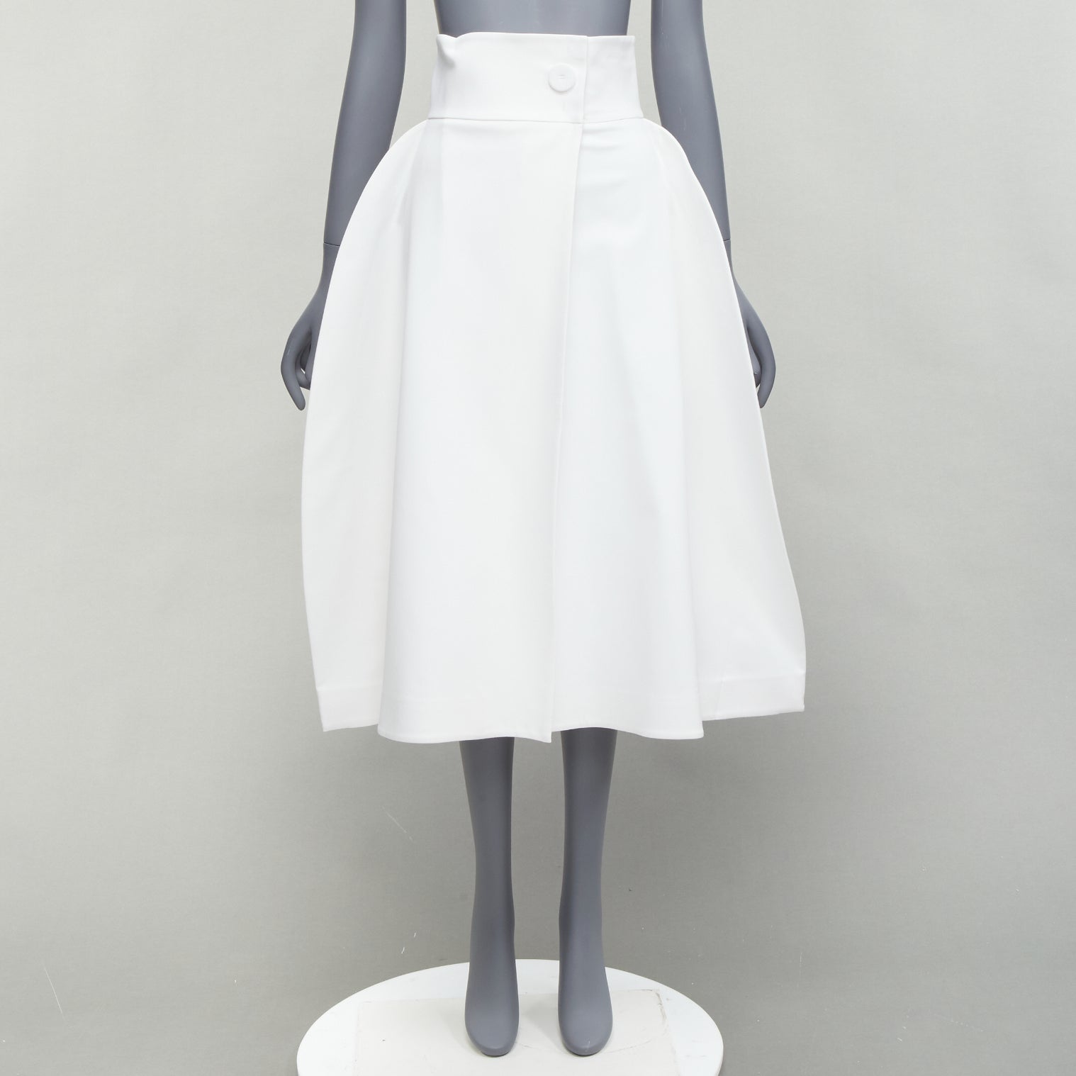 Sara Battaglia Balloon Cotton Skirt - Image 11