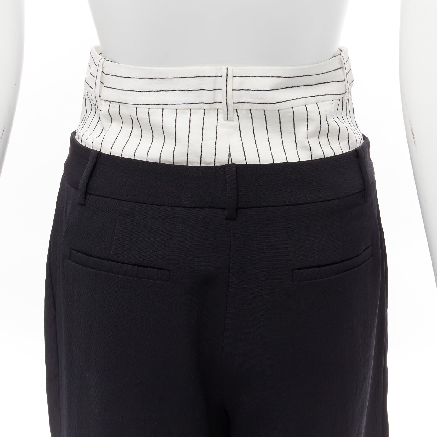 Tibi Tiered Wide Pants - Back view