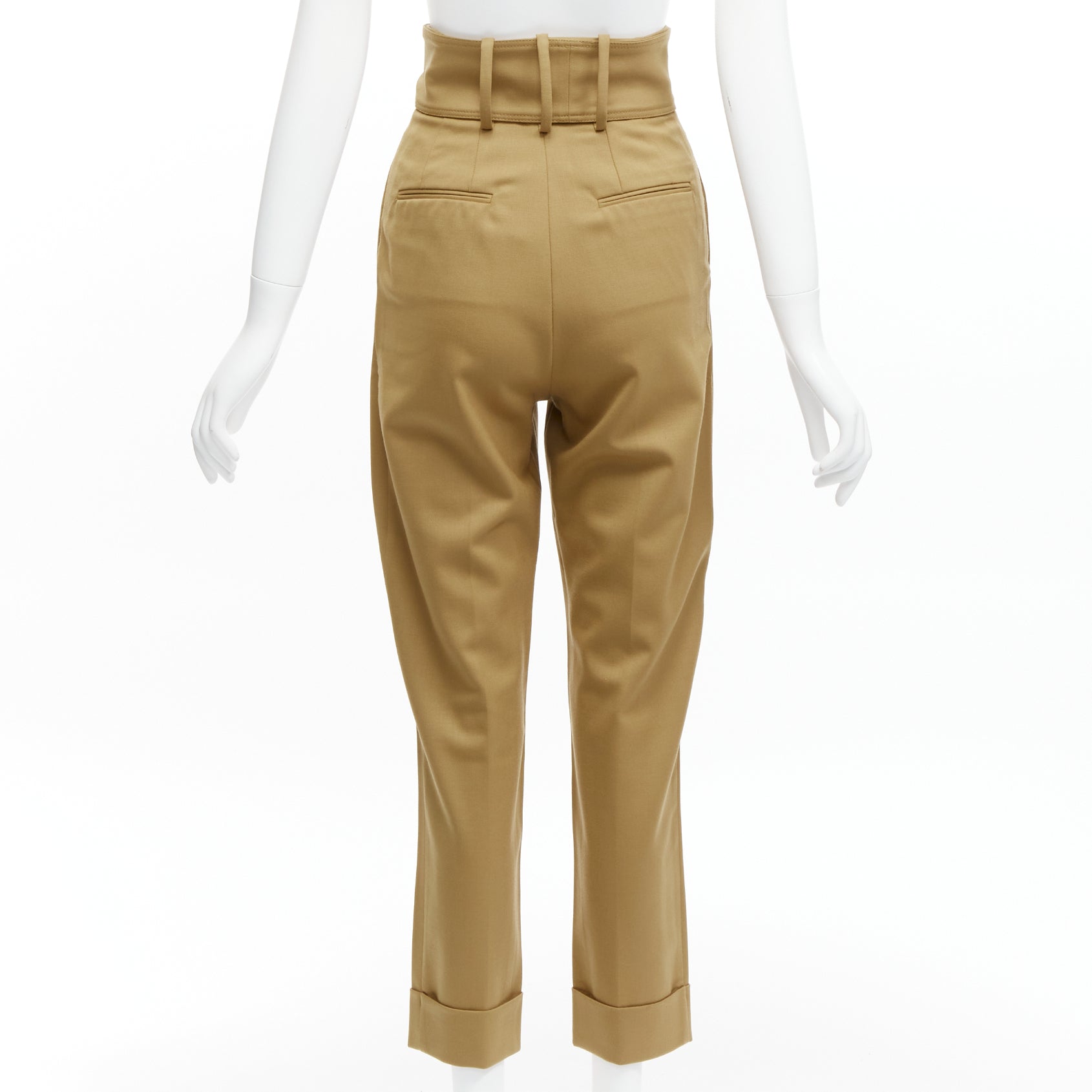 Sara Battaglia Tie Belt Pants - Side view