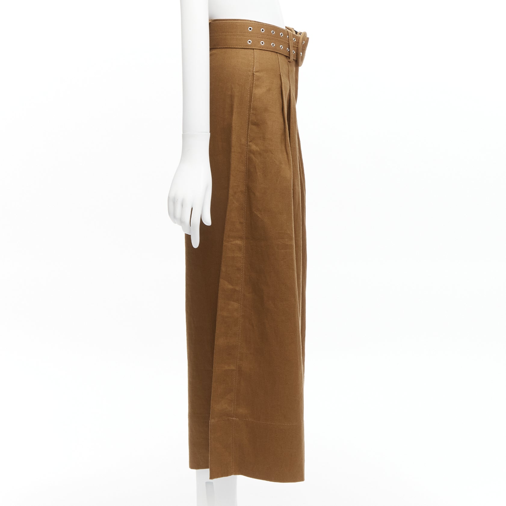 Nicholas Belted Wide Pants - 4