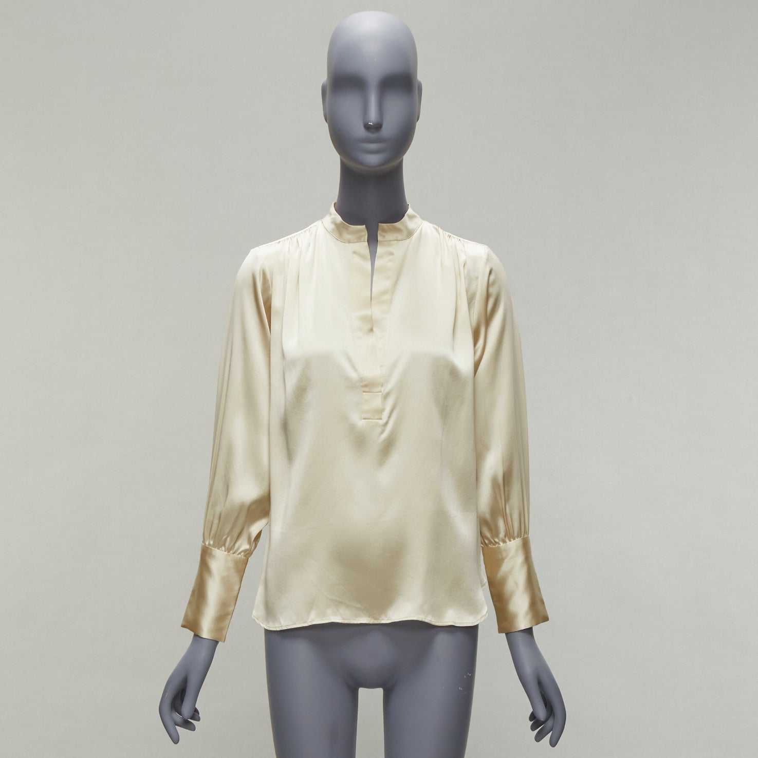 Nili Lotan Pleated Popover Blouse - Image 11
