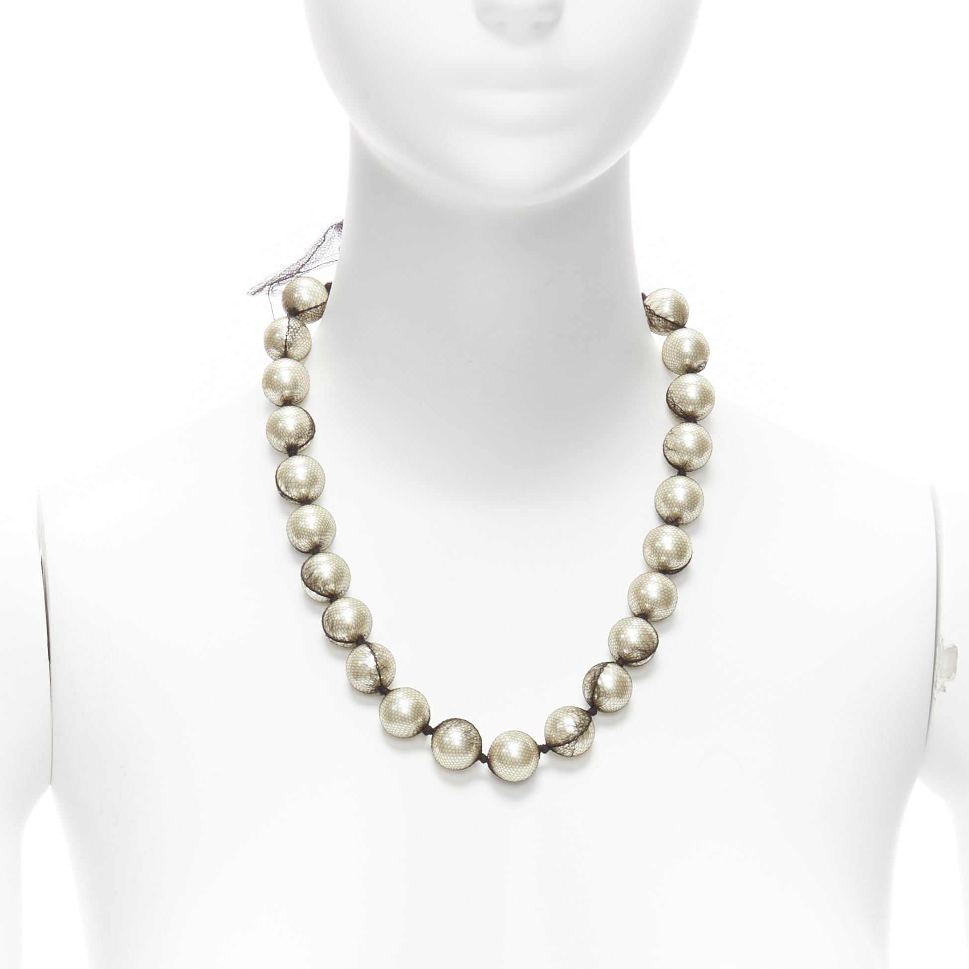 Lanvin Ribbon Wrap Necklace