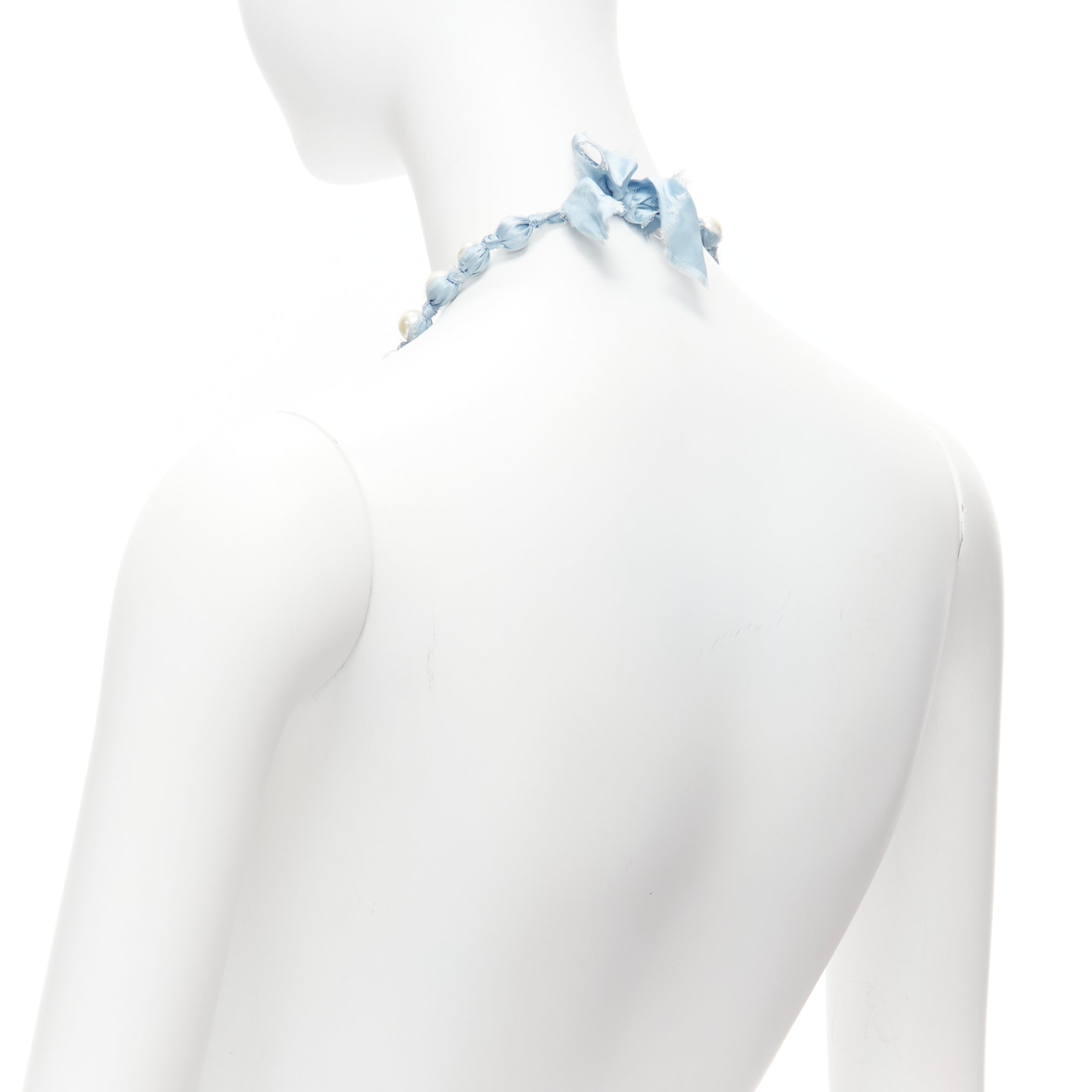 Lanvin Silk Ribbon Necklace - Detail 1